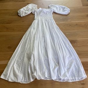 White summer dress